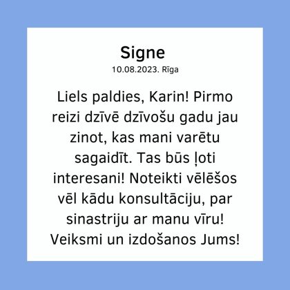 Karina Arsenjana atsauksmes Astrologs riga Taro kartis zilesana riga zilniece horoskops