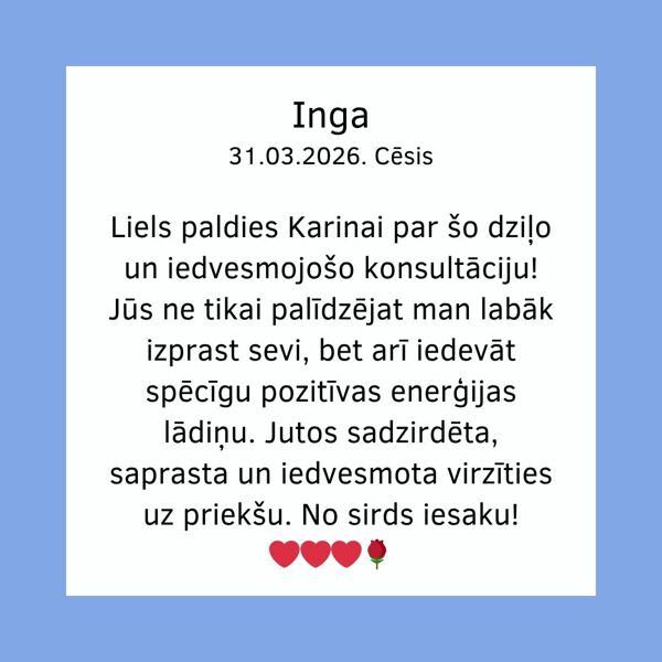 Karina Arsenjana atsauksmes Astrologs Taro zilesana zilniece riga horoskops zīlēšana taro 