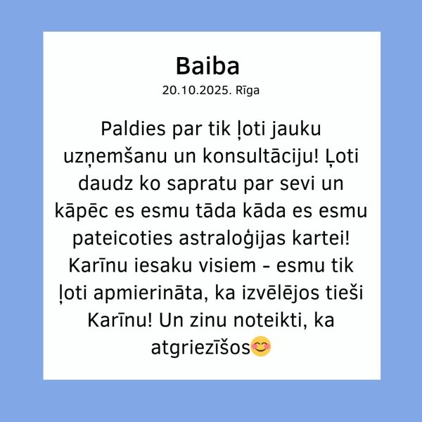 Karina Arsenjana atsauksmes Astrologs Taro zilesana zilniece riga horoskops zīlēšana taro 