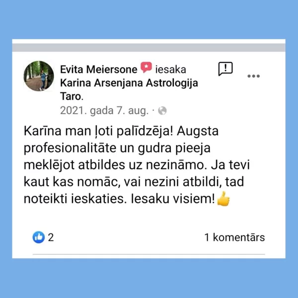 Karina Arsenjana atsauksmes 3 Astrologs riga Taro zilesana zilniece riga horoskops tarolog