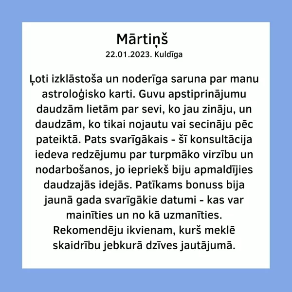 Karina Arsenjana atsauksmes Astrologs riga Taro zilesana zilniece riga horoskops tarologs 