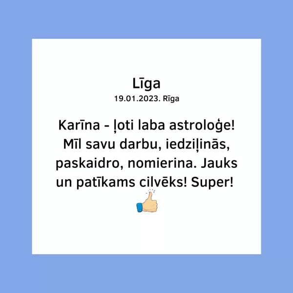 Karina Arsenjana atsauksmes 40 Astrologs riga Taro zilesana zilniece riga horoskops