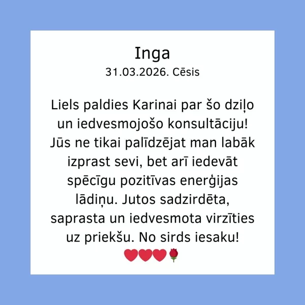 Karina Arsenjana atsauksmes Astrologs Taro zilesana zilniece riga horoskops zīlēšana taro 