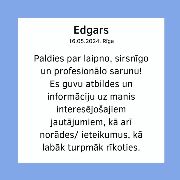 Karina Arsenjana atsauksmes Astrologs riga Taro zilesana zilniece riga prognoze horoskops 