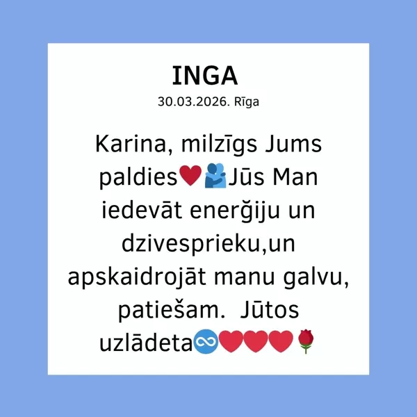 Karina Arsenjana atsauksmes Astrologs Taro zilesana zilniece riga horoskops zīlēšana taro 