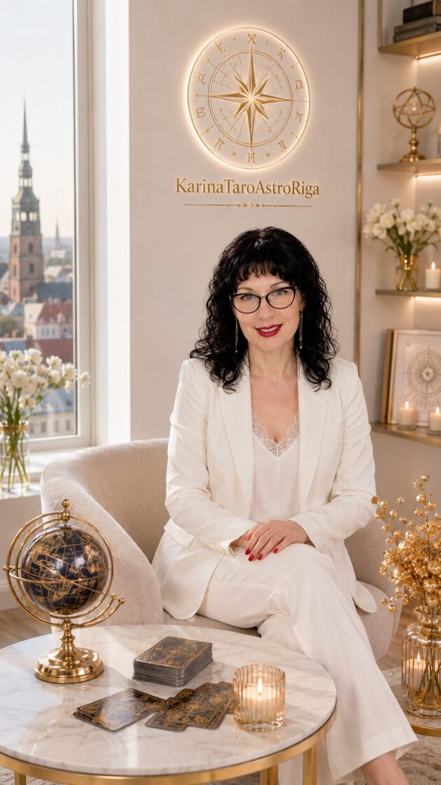 Karina Arsenjana taro konsultācijas Rīgā un tiešsaistē: attiecības, darbs, karjera, bizness, sarežģīta izvēle, svarīga lēmuma pieņemšana. Zīlēšana ar taro kārtīm, zīlniece