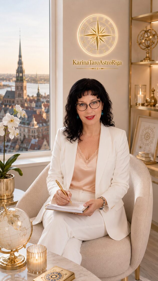 Karina Arsenjana astroloģe taroloģe Rīgā un tiešsaistē. Astroloģiskā konsultācija: bērna horoskops, rekomendācijas vecākiem, proforientācija, profesionālā ievirze