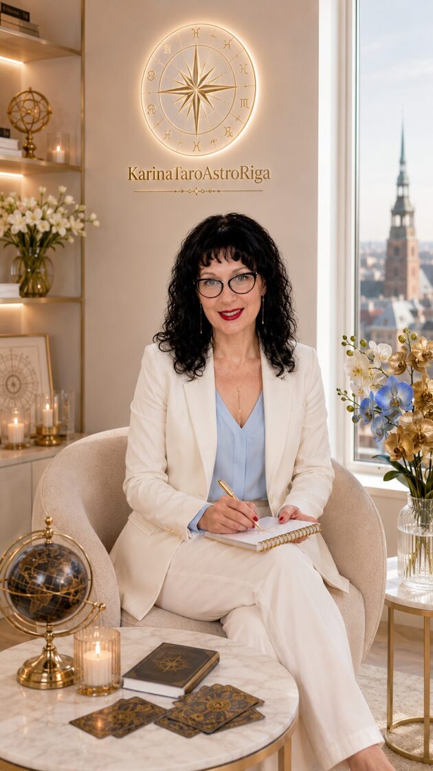 laba astroloģe un taroloģe Rīgā un tiešsaistē Karina Arsenjana. Taro un astroloģiskās konsultācijas. Dāvanu karte. Autormetode Sintara, vairākas diagnostikas un prognozēšanas metodes. Ieteikumi, kā uzlabot situāciju attiecībās, darbā, biznesā, astroloģiskās rekomendācijas, individuāla labvēlīga pieeja